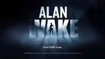 Alan Wake (USA) screen shot title